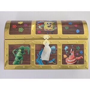 SpongeBob SquarePants 2025 Cinemark Treasure Chest Popcorn Bucket